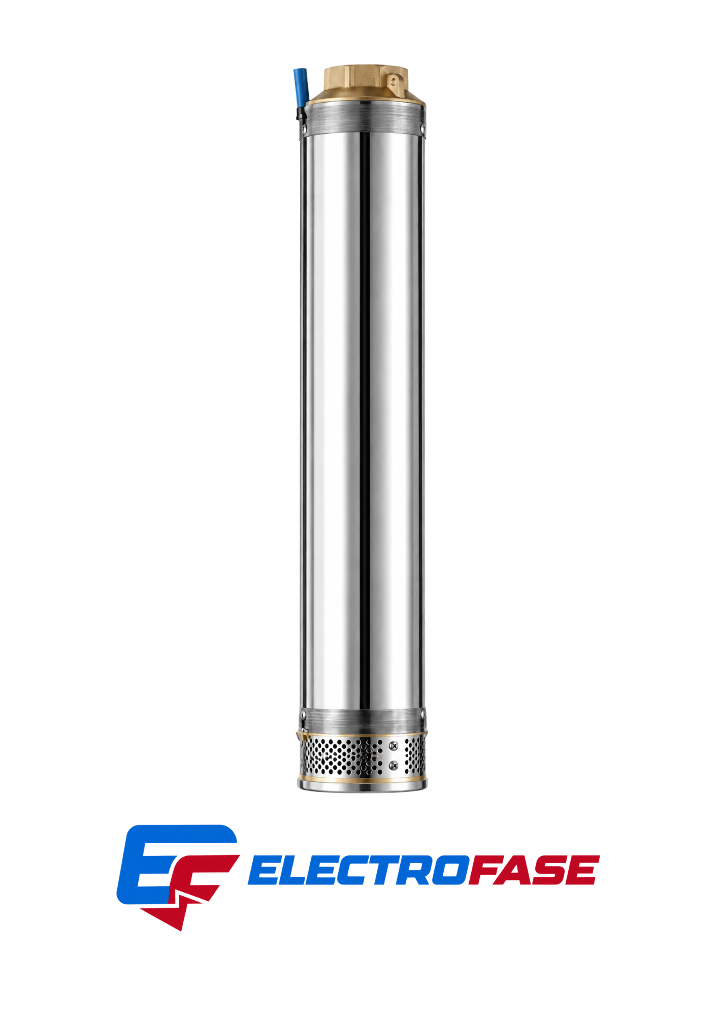 HIDRAULICA CUERPO 3" DESCARGA DE 1 PULGADA CON IMPULSOR POM, CABEZAL Y BASE DE LATÓN, CUERPO EN ACERO INOXIDABLE 304, CONEXIÓN ROSCA NPT (60 HZ), PARA MOTOR DE 0.5 HP