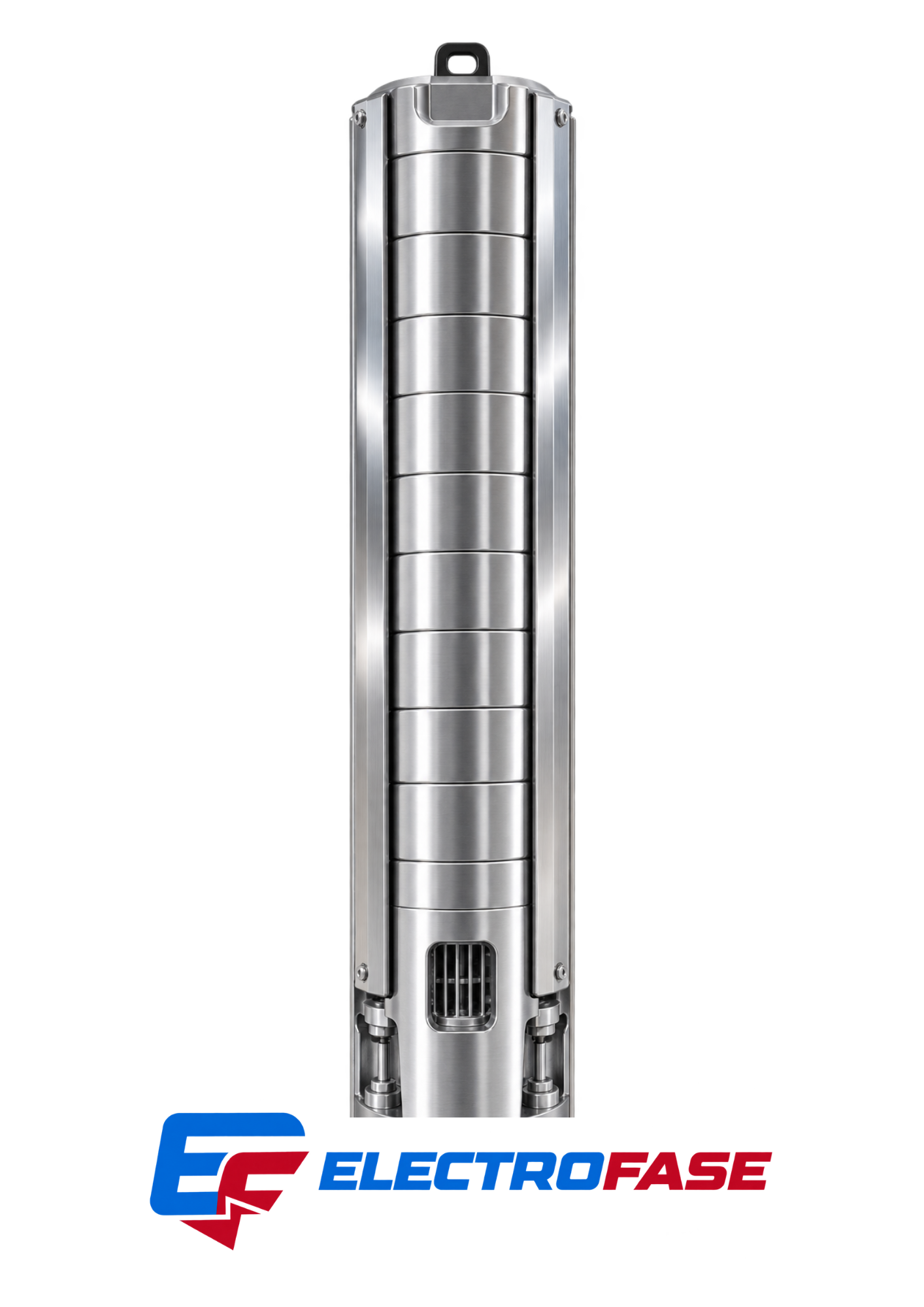 HIDRAULICA 2 HP- CUERPO 4" DESCARGA 2"  PULGADAS CON IMPULSOR EN ACERO INOXIDABLE 304, ROSCA NPT (60 HZ)