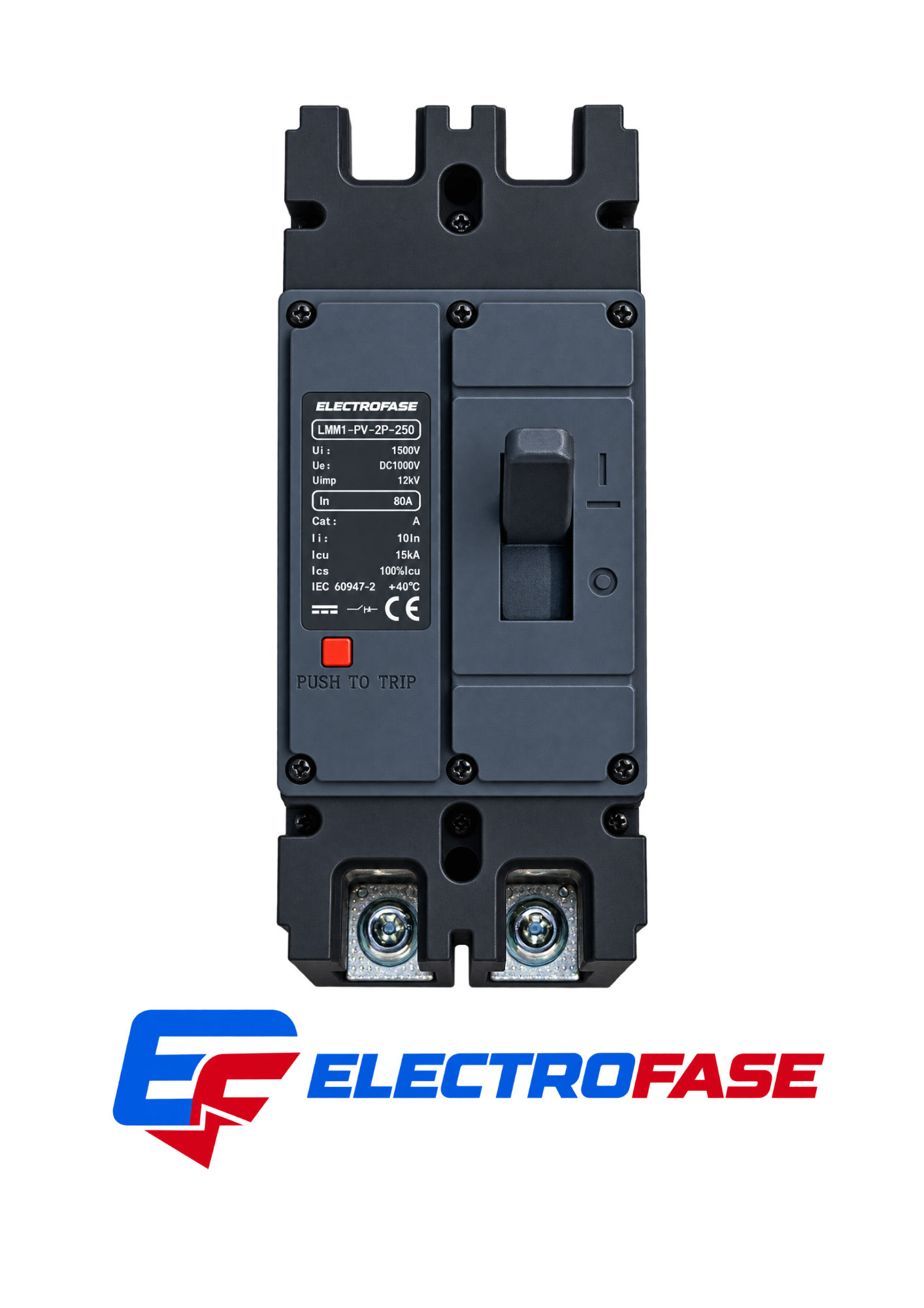 INTERRUPTOR SOLAR DE CAJA MOLDEADA 2 X 80 AMP