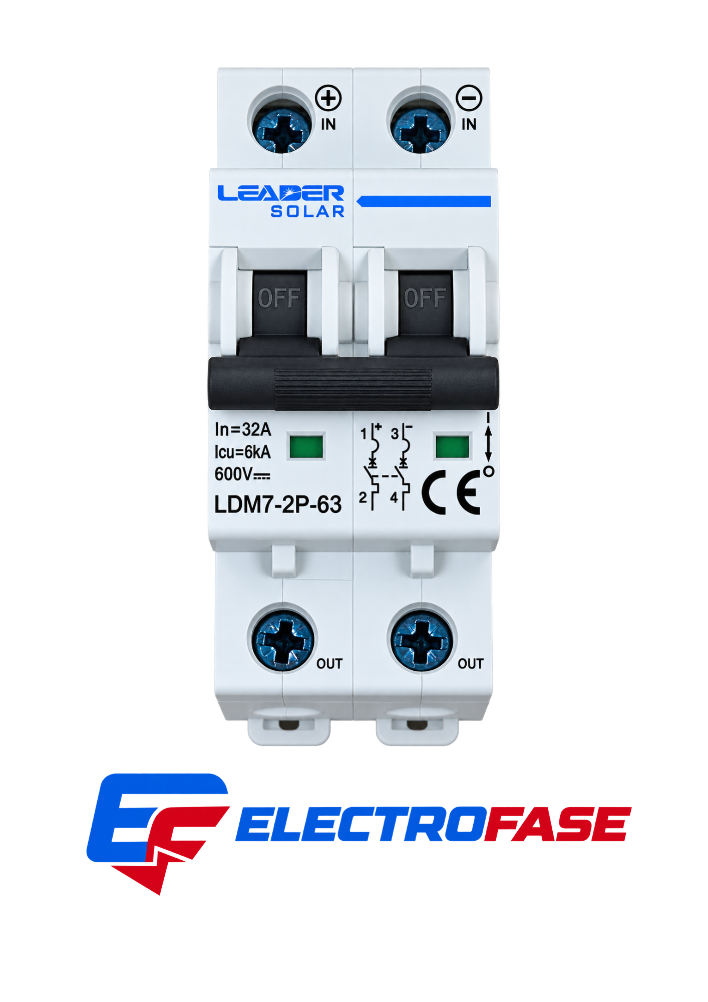 INTERRUPTOR SOLAR 32A-2P