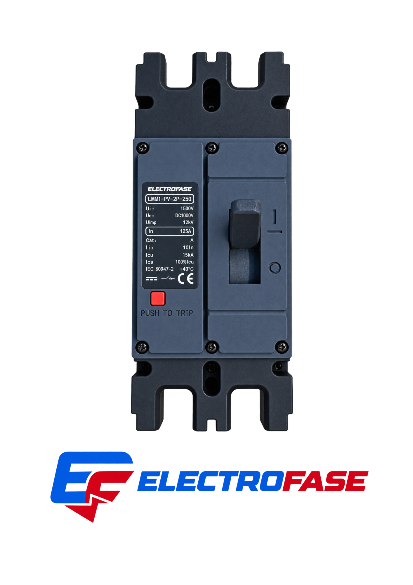 INTERRUPTOR SOLAR DE CAJA MOLDEADA 2 X 125 AMP