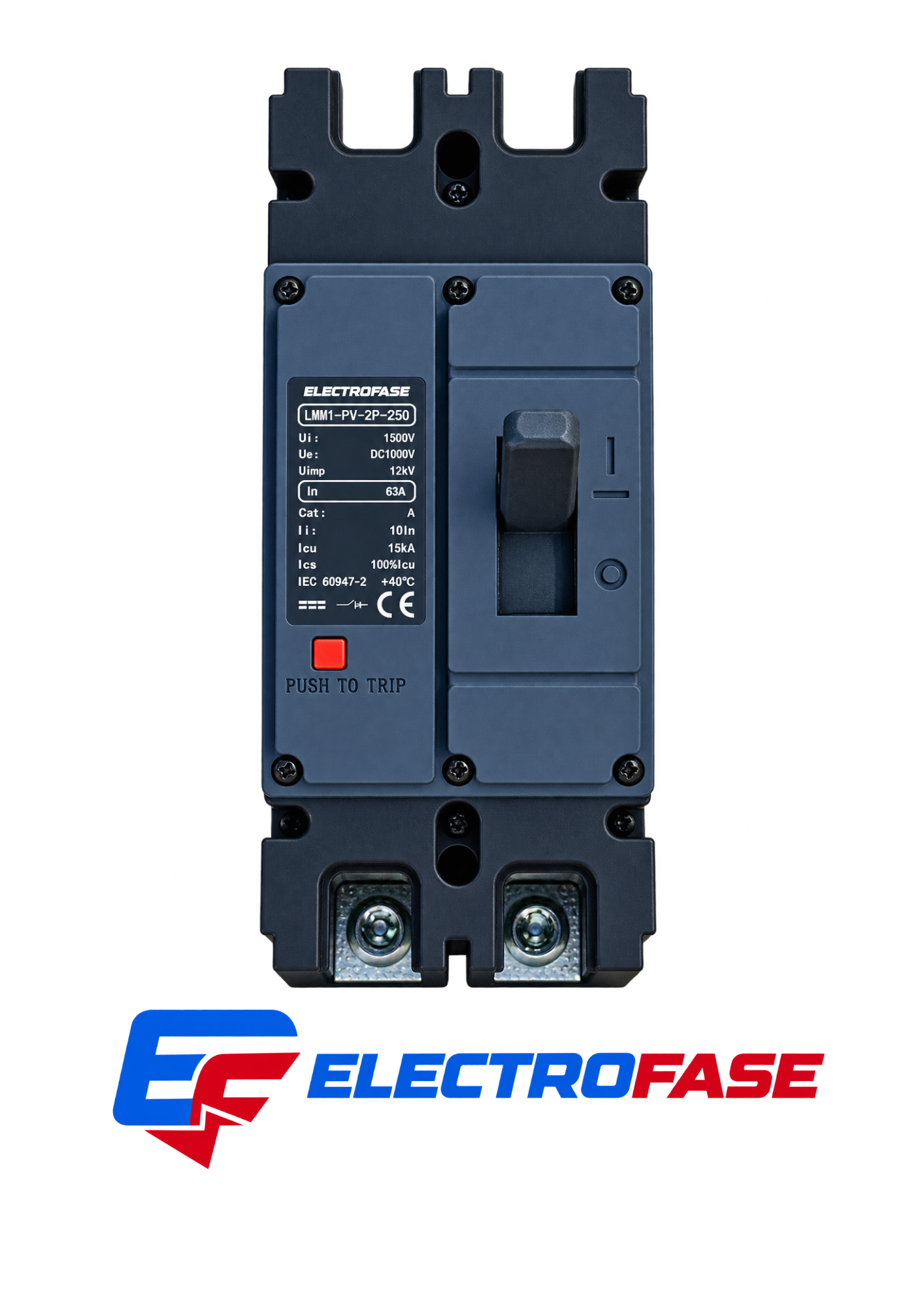 INTERRUPTOR SOLAR DE CAJA MOLDEADA 2 X 63 AMP